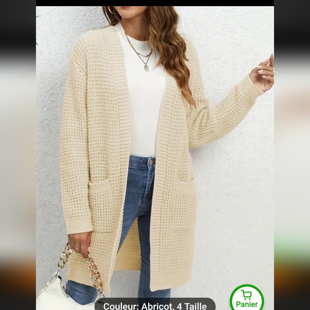 NWOT OPEN CARDIGAN MEDIUM